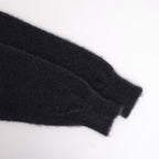 PURE MOHAIR SHAGGY POLO #CHARCOAL BLUE [BN-25FL-053]