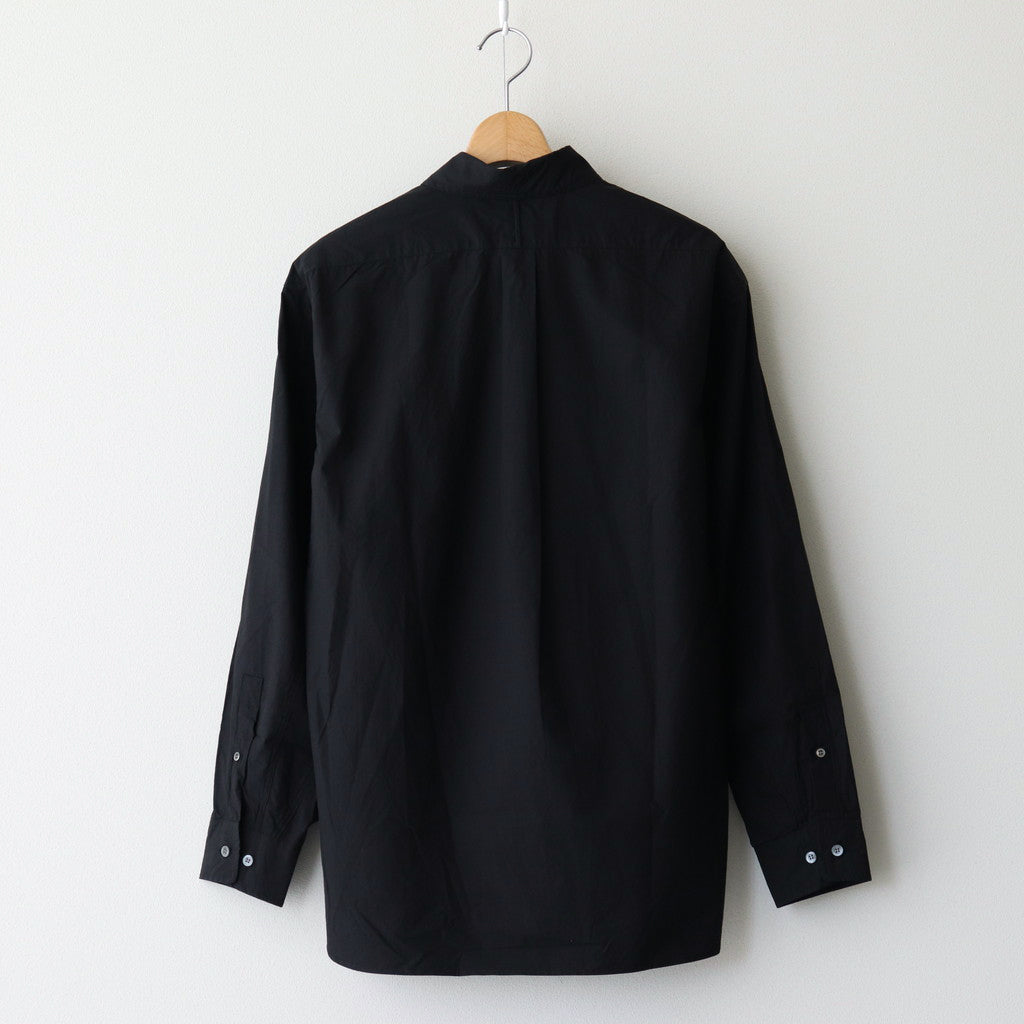 MILITARY DRESS SHIRT #FADED BLACK [PMLW-LS01]