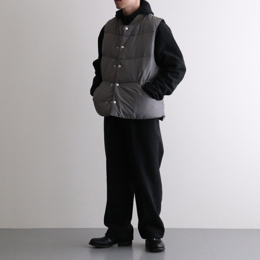 MOUNTAINEER DOWN VEST #D.GRAY [PMAU-VT01]
