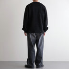 Baby Alpaca Knit P/O #MelangeBlack [BHS25F013]