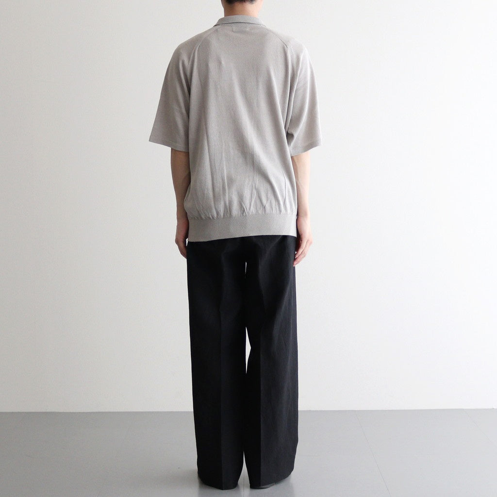 Washi Cotton Knit Polo Shirt #BEIGE [NEP-SS2530M]
