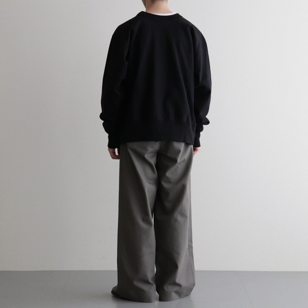 TRIPLE PLEATED WIDE TROUSERS #GRAY [A26A93PT03C]