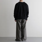 TRIPLE PLEATED WIDE TROUSERS #GRAY [A26A93PT03C]