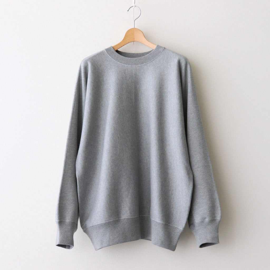 Crew Neck Sweat #Heather Gray [S25SH011]
