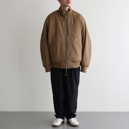 Insulation Varsity Jacket #Light Brown [S24FY020]