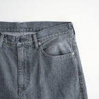 Selvage Denim Straight Pants #Vintage Black [S26FC076]