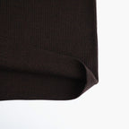 SOLID WOOL RIB CREW NECK #ROSEWOOD [BN-26FM-051]