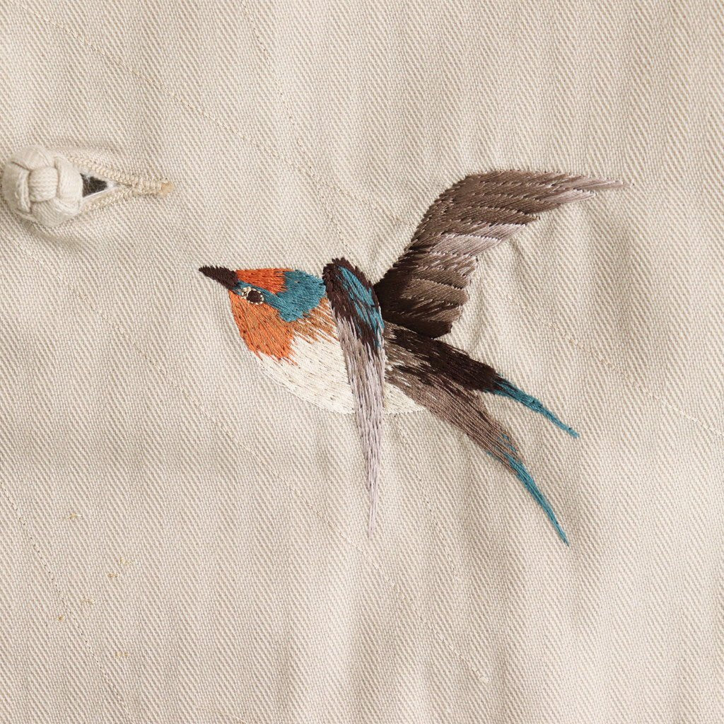 PATINA HERRINGBONE SOUVENIR JACKET #BONE [251OJ-JK16]