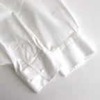 BOURRIENNE COTTON TYPEWRITER PONCHO SH / MA #WHITE [16851 50112]