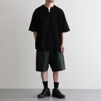 Thin-Sweat Shorts #DarkGreen [bROOTS25S23S26]