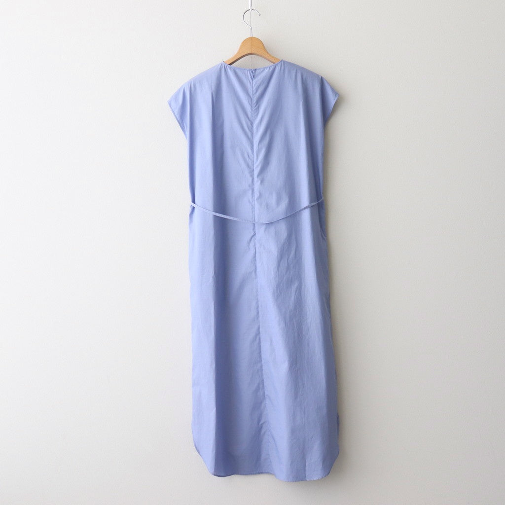 Chambray Sleeveless Dress #Saxe [BHSW25S10]