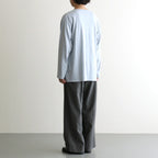 Wool Cupro Easy Wide Trousers #Khaki Gray [NEP-SS2606]
