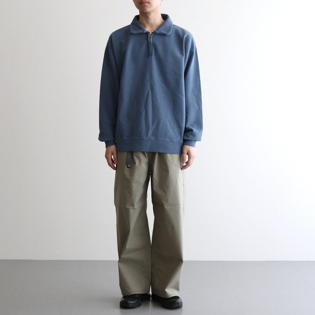 11oz Half Zip Sweatshirt #Sax [N25SH010] - Diffusion 三重県四日市
