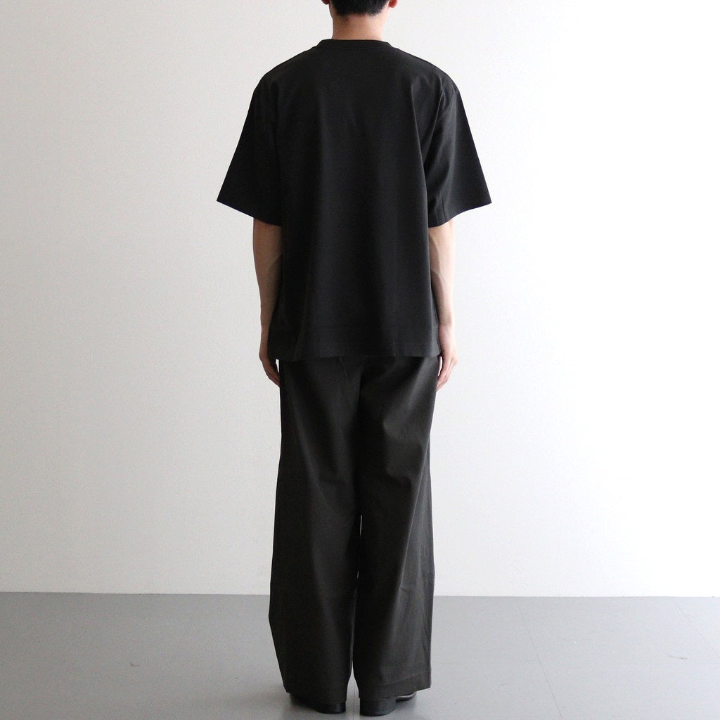 BRITPOP Print Tee WIDE #InkBlack×Red-PT [bROOTS25S34A]