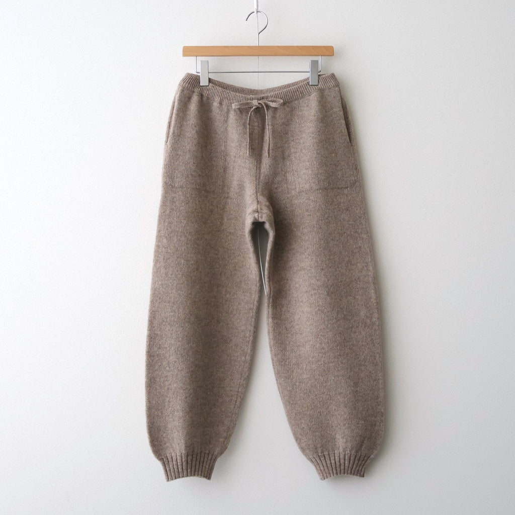 Yak felted sweat pants #BEIGE×BEIGE [NEP-AW2302]