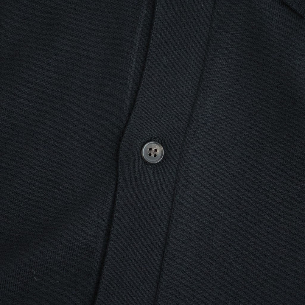 BABY WOOL POLO CARDIGAN #BLACK [BN-26FM-040]