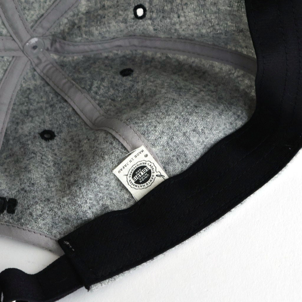 BRITISH TWEED WOOL CAP - FANBOY #LIGHT GRAY [Y01019]