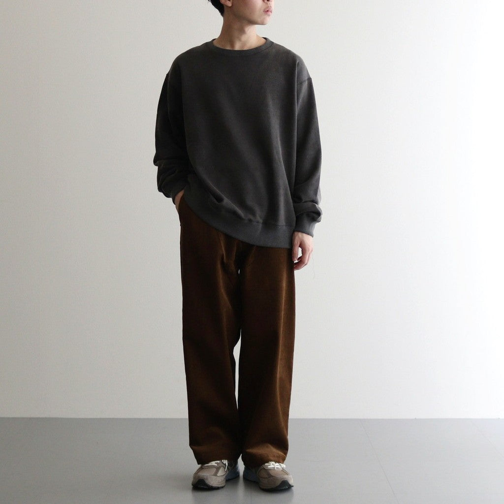 CREW NECK #FADED BLACK [M24C13CS02C]