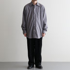 DOUBLE PLEATED SEMI EASY TROUSERS #BLACK [A26C15PT01C]