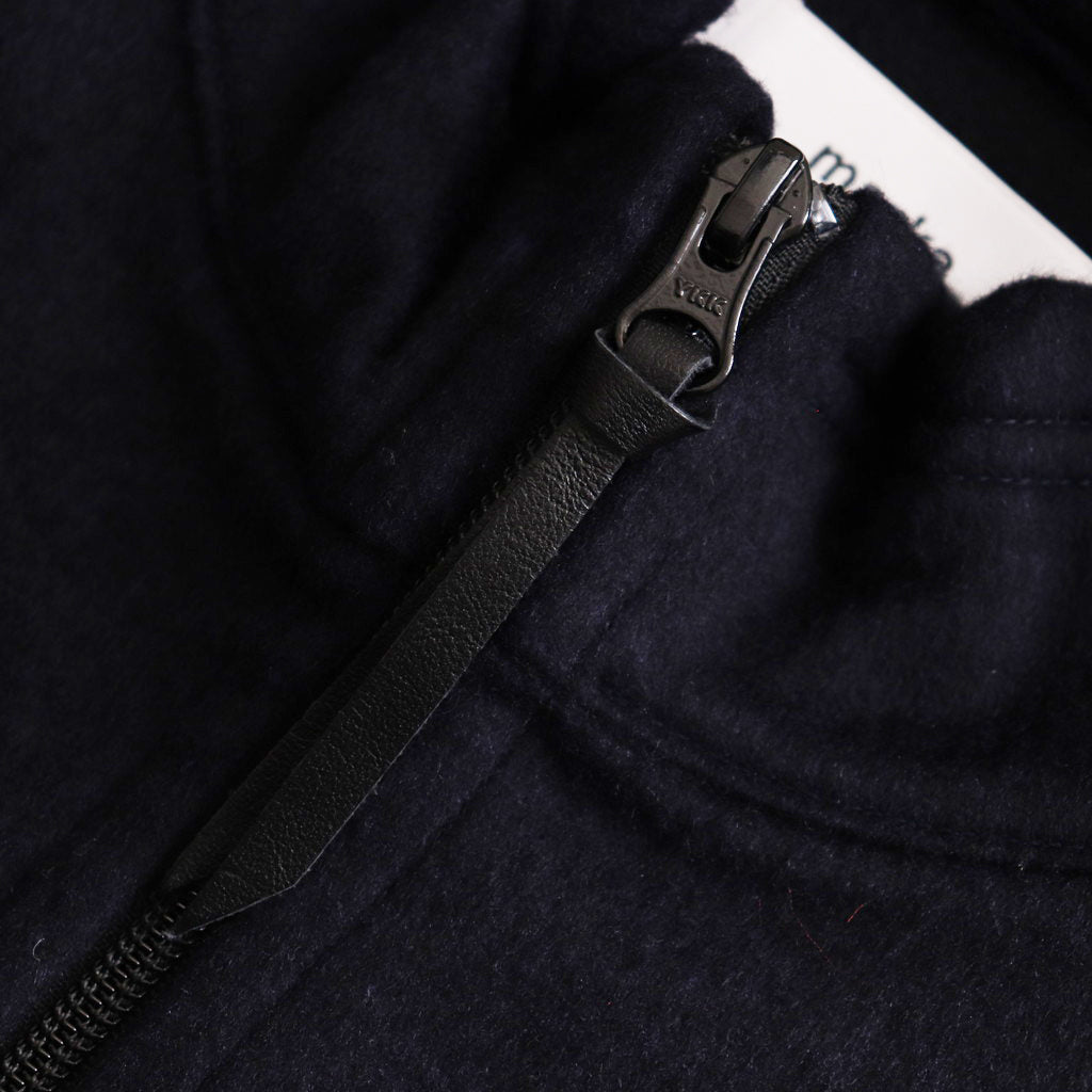 ZIP UP VEST #DARK NAVY [M24D10BL02A]