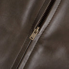 SHEEP AVIATOR LEATHER JACKET #052 DARK BROWN [16862 25023]