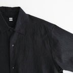 Silk-Co Voile Half-Sleeve Shirt #HeatherCharcoal [BHS26S036SiCo]