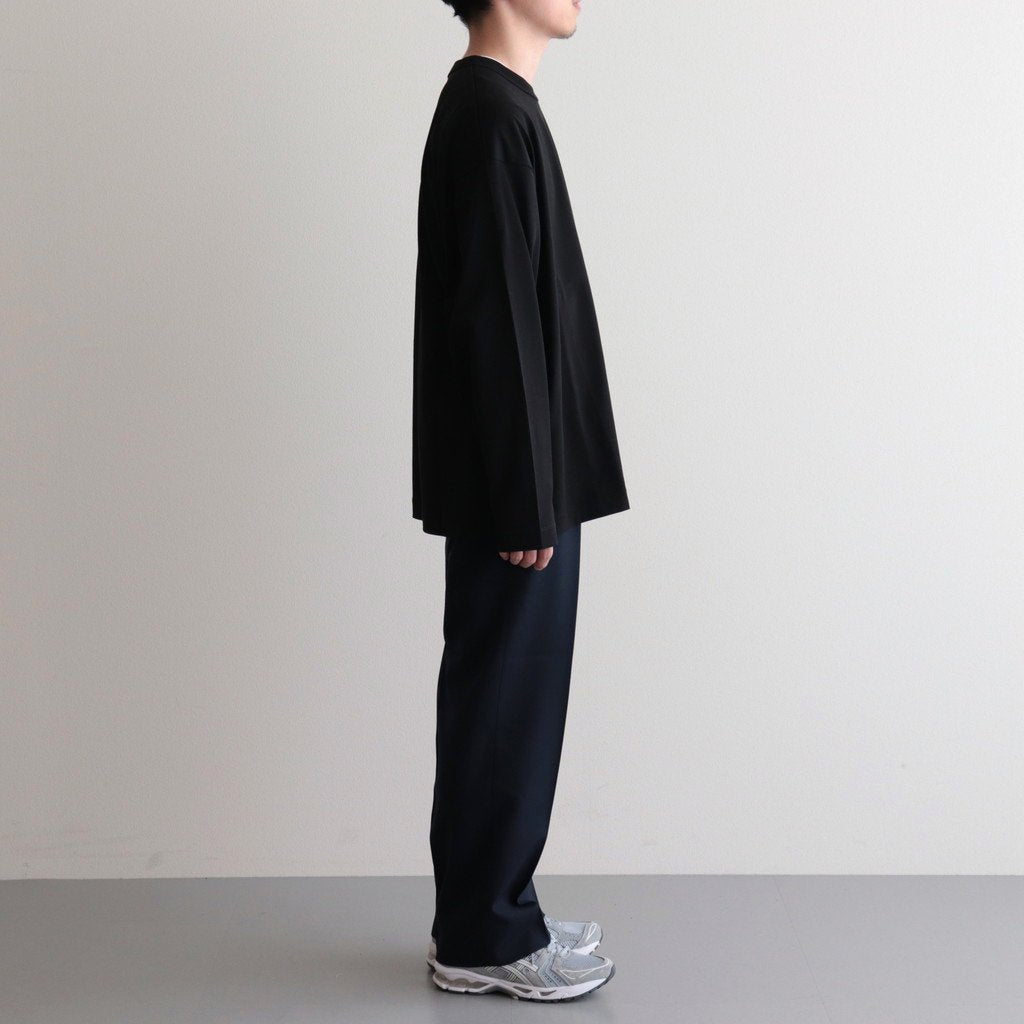 FLAT FRONT TROUSERS #NAVY [A23C-04PT01C] - Diffusion 三重県四日市