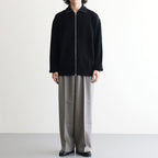 HARD TWIST WOOLRIB DRIVERS KNIT #BLACK [BN-26FM-033]