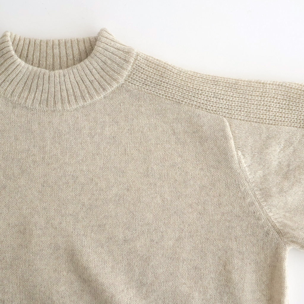 All-yak Crewneck #Ntural White [NEP-AW2408]