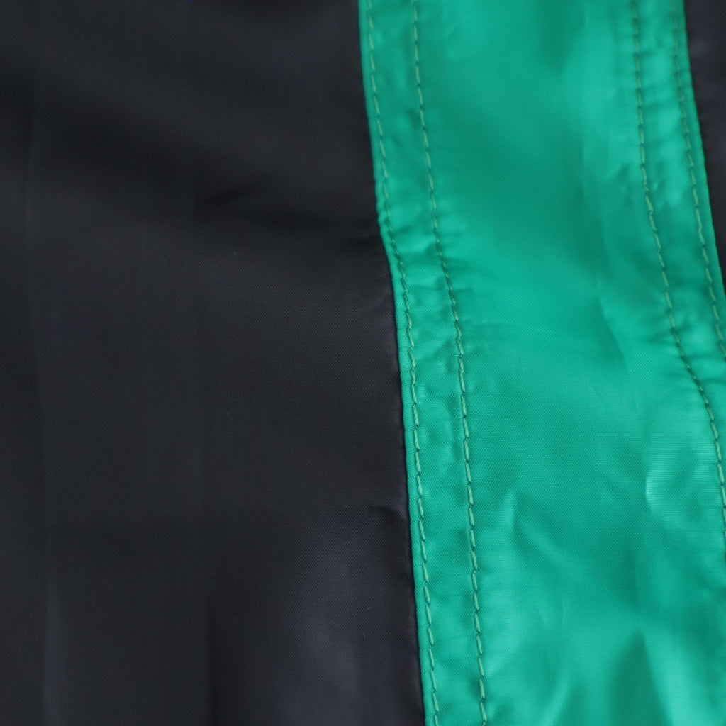 PANEL COLOR TRACK PANTS #BLACK/GRN [DNS26P02]