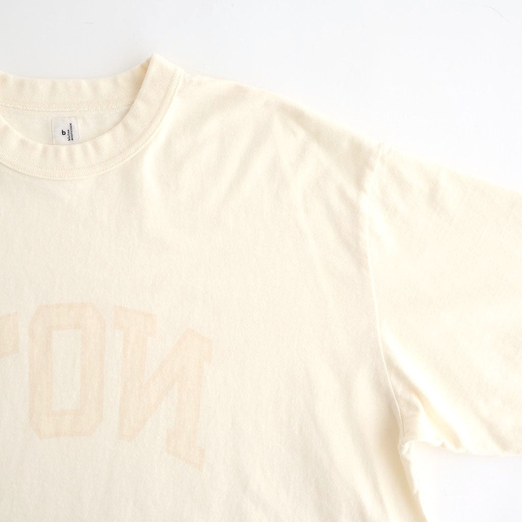 NOT-PRINCE 88/12 Print Tee WIDE #Ivory×Fade/Bage-PT [bROOTS25S36S26B]