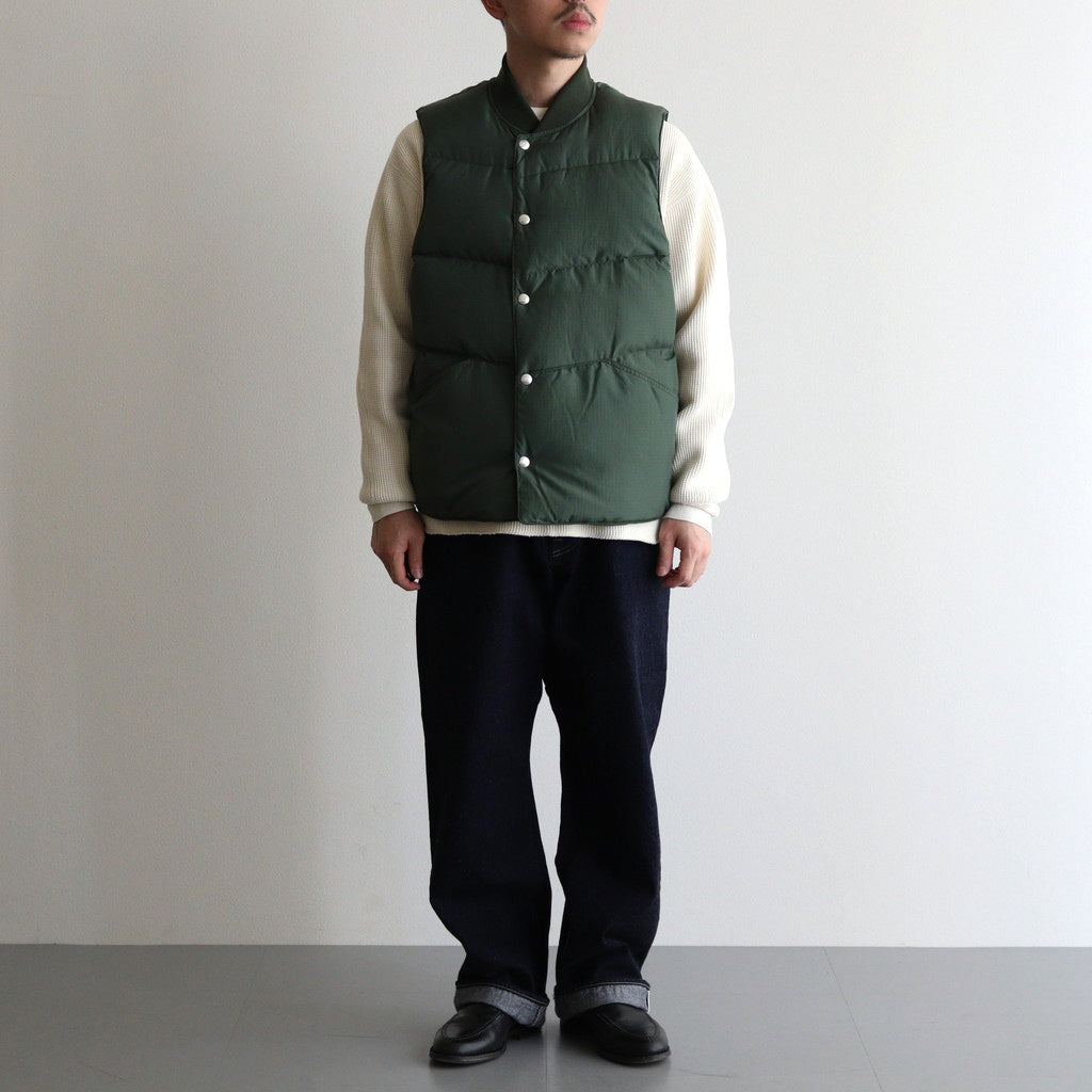 MOUNTAINEER DOWN VEST #FOREST [PMAS-VT03]