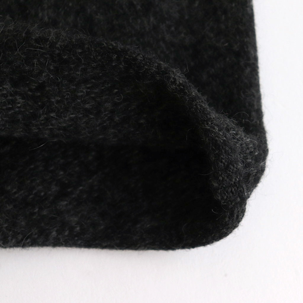 Yak felted sweat shirt #Charcoal×BLACK [NEP-AW2301]