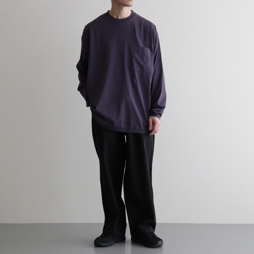 OOAL L/S Pocket Tee #Vintage Navy [S26ST015]