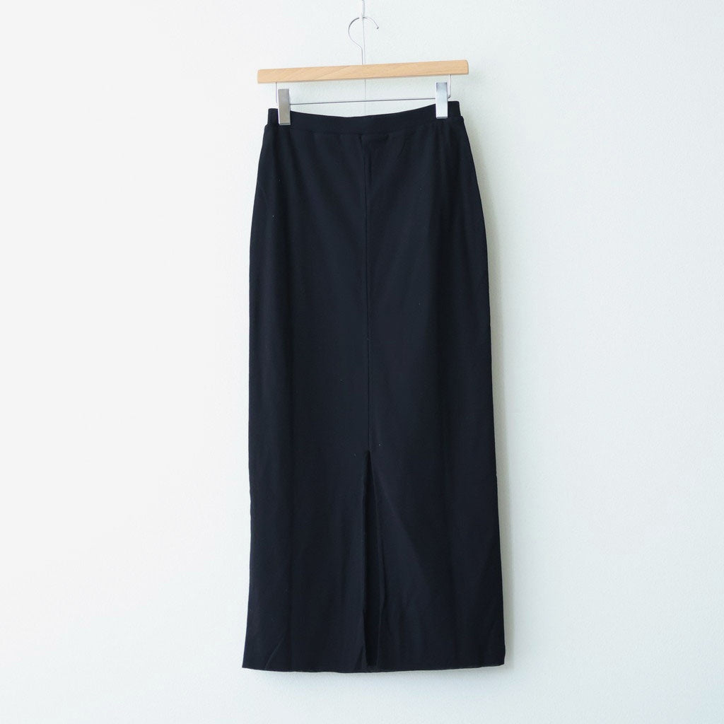 Hard Twist Rib Skirt #Black [BHSW26S13]