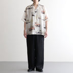 OPEN COLLAR S/S SHIRT #GRAIGE MINI [M26B07SH03B]