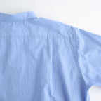 Regular Collar Wind S/S Shirt #Sax [S26SG088]