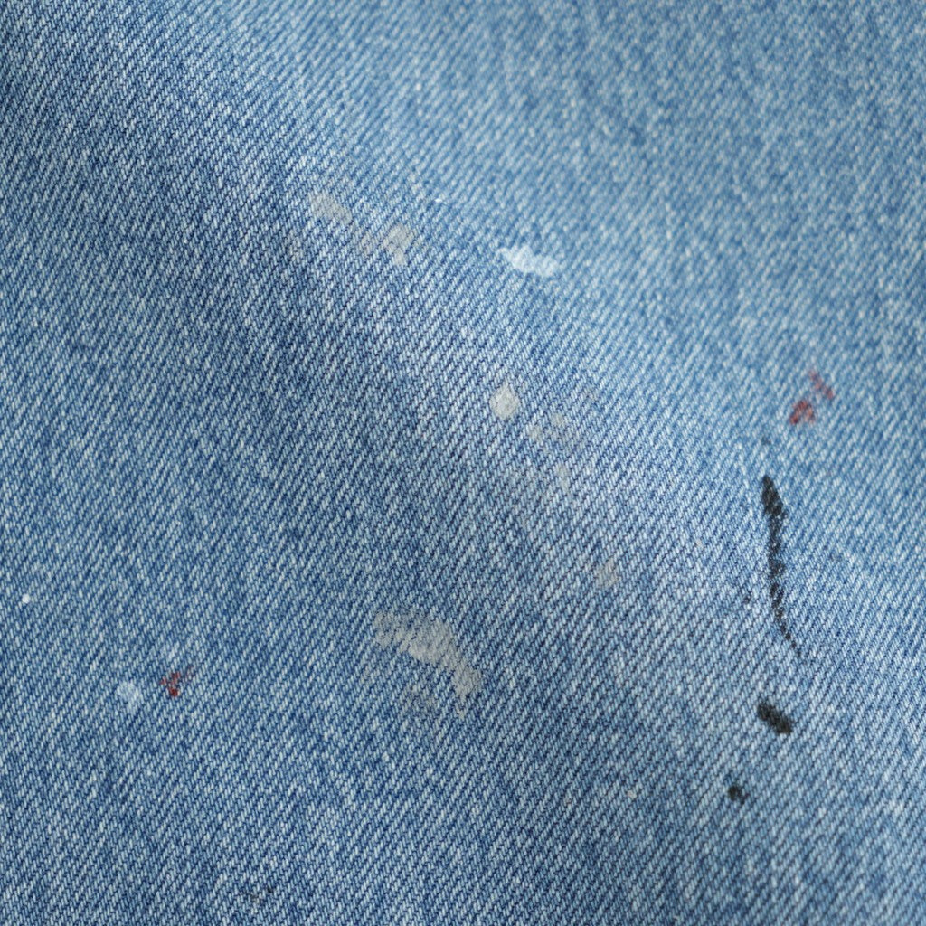 USED-FINISHED 13.5oz STRAIGHT DENIM #110 INDIGO [17062 40027]