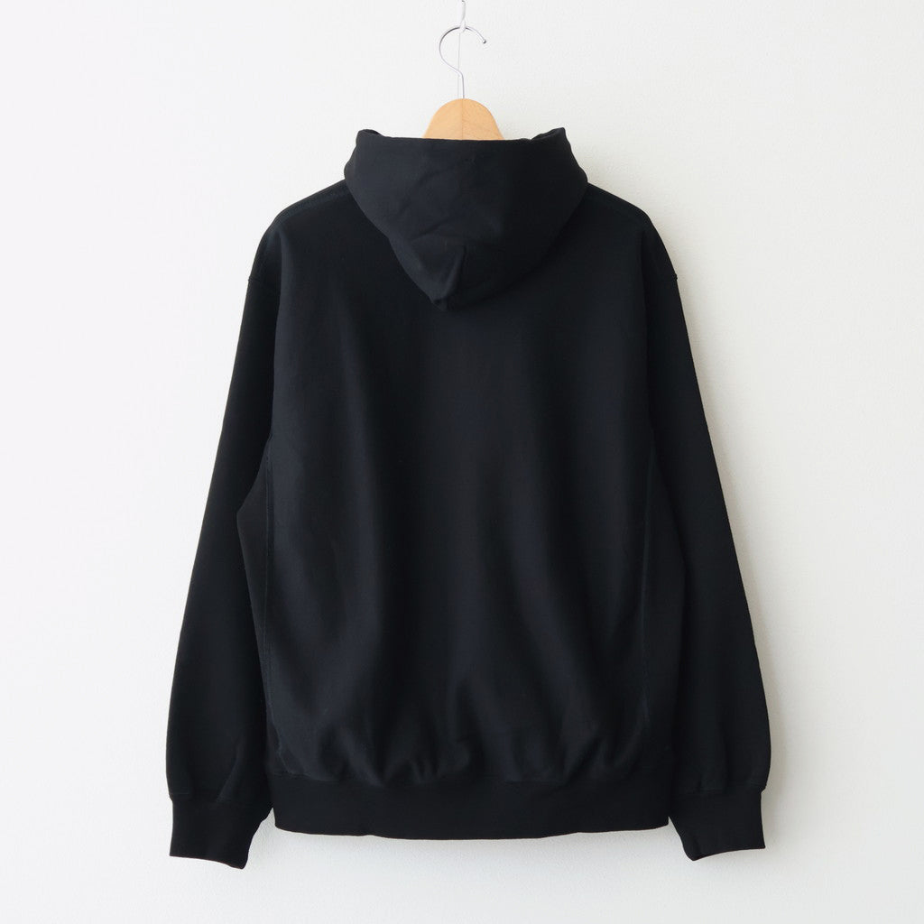 Soft&Hard Sweat Hoodie P/O #Black [bROOTS24F22F25]