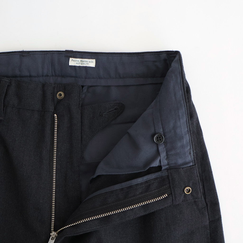 C/W AVIATOR SLACKS #CHARCOAL [PMAU-PT01]