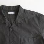 Open Collar Panama S/S Shirt #Gray [S25SG119]