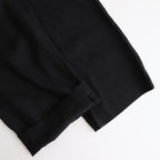 TRIPLE PLEATED EASY TROUSERS #BLACK [A25A16PT01C]