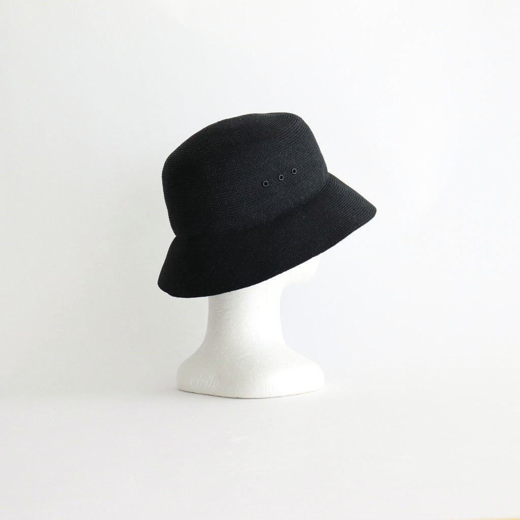 BRAID BUCKET HAT #BLACK [Y01012]