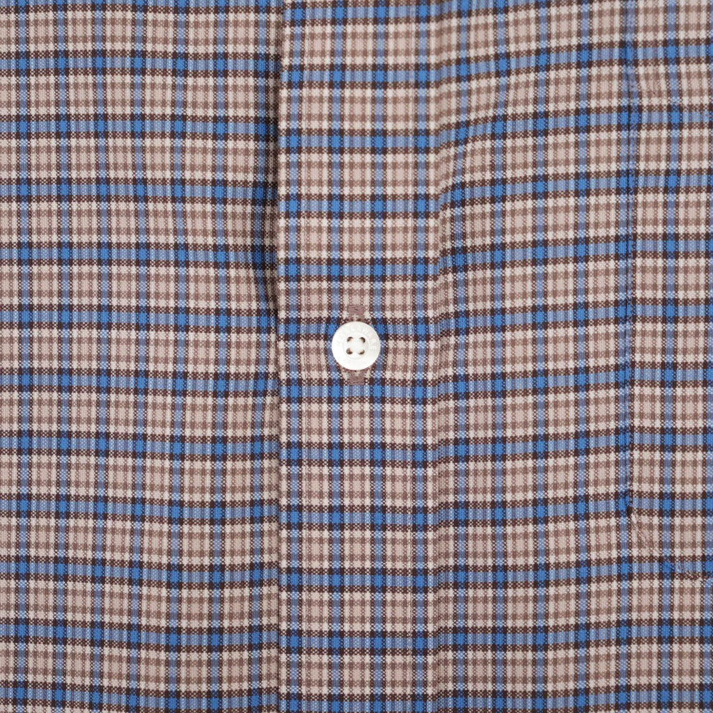 REGULAR FIT DRESS SHIRT #BROWN CHECK [A26C11SH01C]