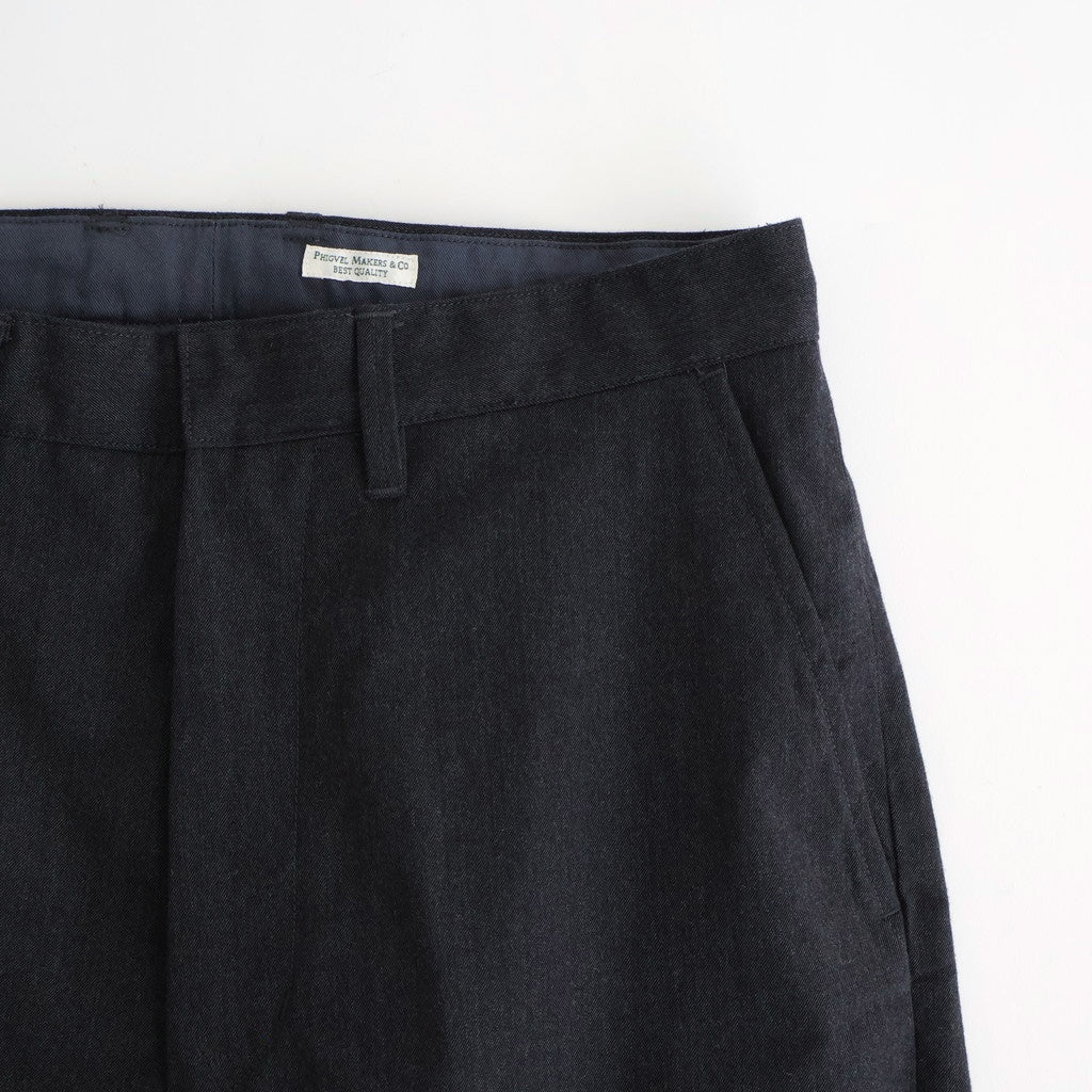 C/W AVIATOR SLACKS #CHARCOAL [PMAU-PT01]