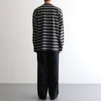 TRIPLE PLEATED EASY TROUSERS #BLACK [A25A16PT01C]