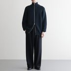 SIGNATURE DRIVERS KNIT #DARK GREEN×NAVY [BN-25FM-040]