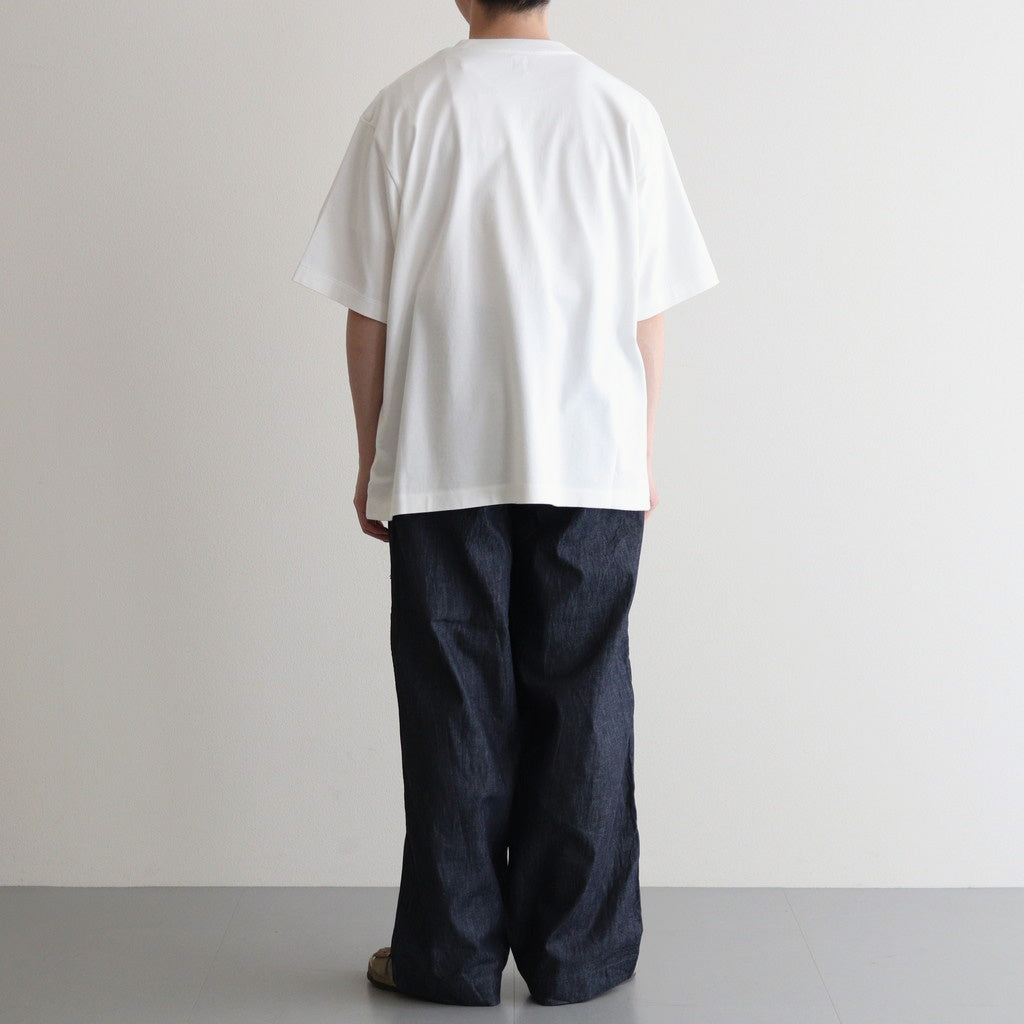 BRITPOP Print Tee WIDE #White×Red-PT [bROOTS25S34A]