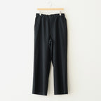 WIDE LEG EASY PANTS #CHAMBRAY BLACK [M25C12PT02C]