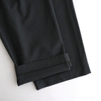 DOUBLE PLEATED EASY TROUSERS #CHARCOAL [A26A15PT02C]
